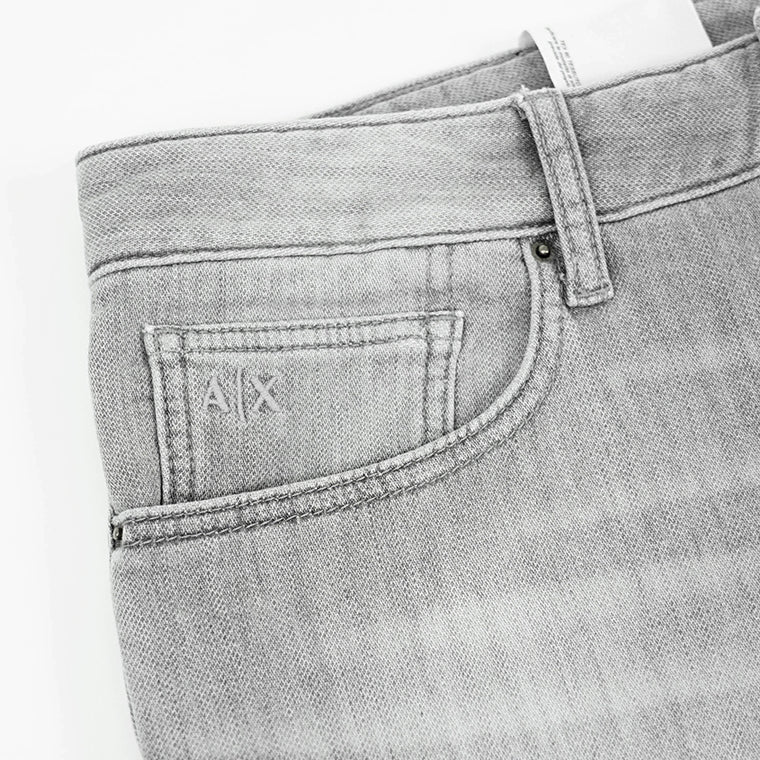 ARMANI EXCHANGE メンズ ジーンズ 6DZJ13 Z3TTZ GREY DENIM ウォッシュグレー 0903