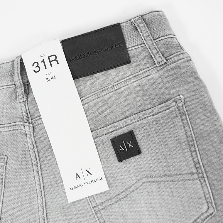 ARMANI EXCHANGE メンズ ジーンズ 6DZJ13 Z3TTZ GREY DENIM ウォッシュグレー 0903