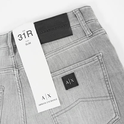 ARMANI EXCHANGE メンズ ジーンズ 6DZJ13 Z3TTZ GREY DENIM ウォッシュグレー 0903