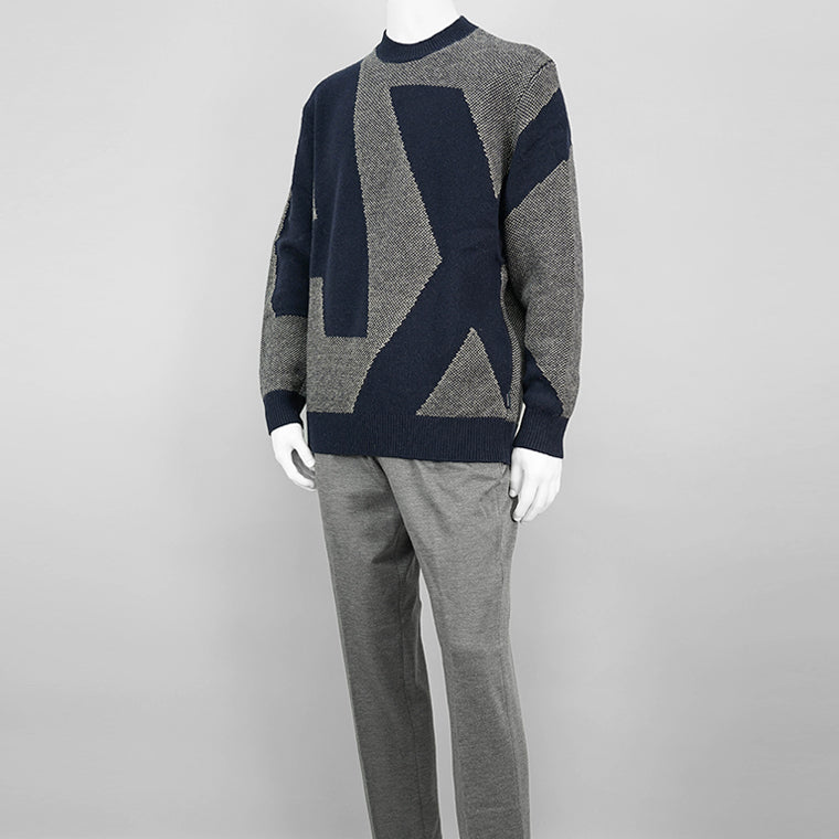 アルマーニ エクスチェンジ ARMANI EXCHANGE メンズ ニット ネイビー