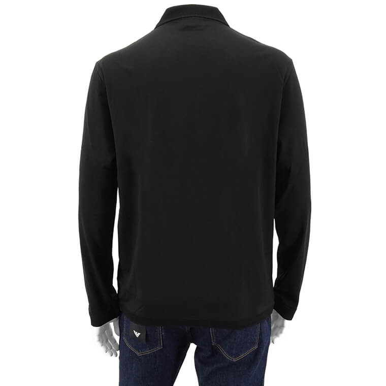 EMPORIO ARMANI メンズ ポロシャツ 6R1F85 1JUVZ NERO ブラック 0999