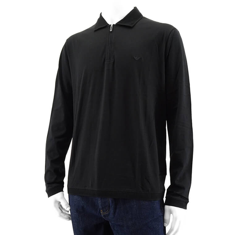 EMPORIO ARMANI メンズ ポロシャツ 6R1F85 1JUVZ NERO ブラック 0999