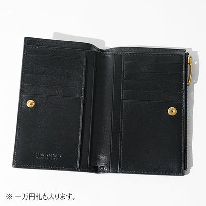 BOTTEGA VENETA レディース 2つ折り財布 749940 VCPP2 BLACK ブラック 8425