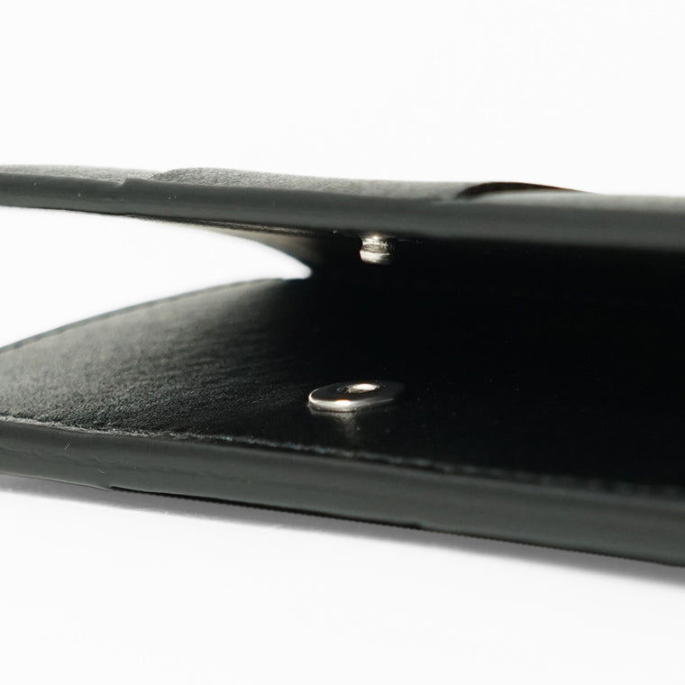 BOTTEGA VENETA メンズ カードケース CASSETE 755370 VBWD3 BLACK SILVER ブラック シルバー 8803