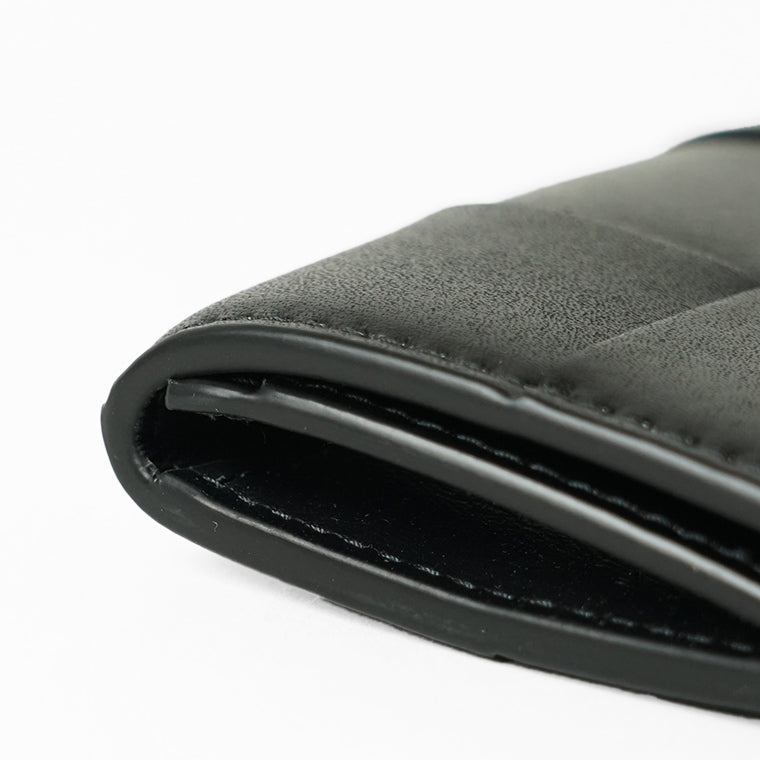 BOTTEGA VENETA メンズ カードケース CASSETE 755370 VBWD3 BLACK SILVER ブラック シルバー 8803