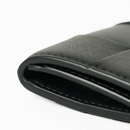 BOTTEGA VENETA メンズ カードケース CASSETE 755370 VBWD3 BLACK SILVER ブラック シルバー 8803