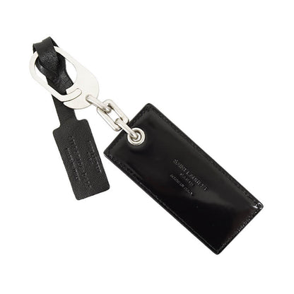SAINT LAURENT メンズ レディース キーリング サンローラン パリ キーリング 757106 AAB8O NOIR 1000