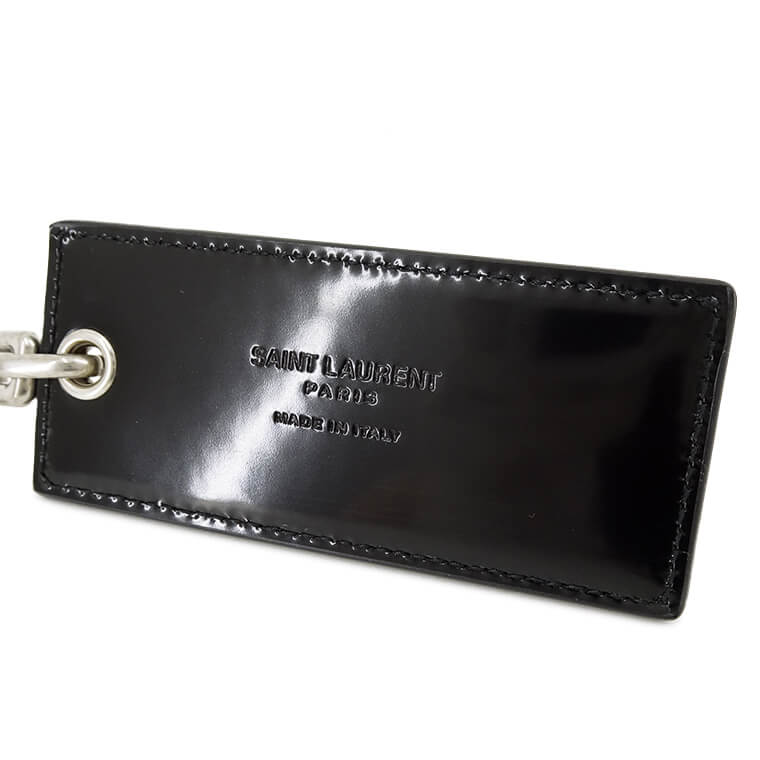 SAINT LAURENT メンズ レディース キーリング サンローラン パリ キーリング 757106 AAB8O NOIR 1000