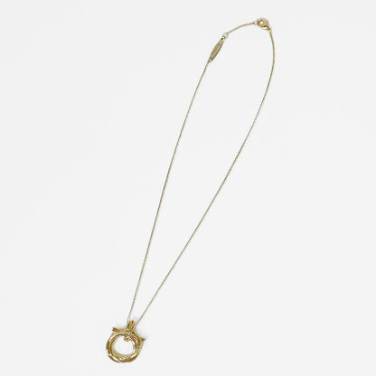 FERRAGAMO レディース ネックレス GANCINI PENDANT NECKLACE 760551 751631 ORO GIOVE ゴールド 001