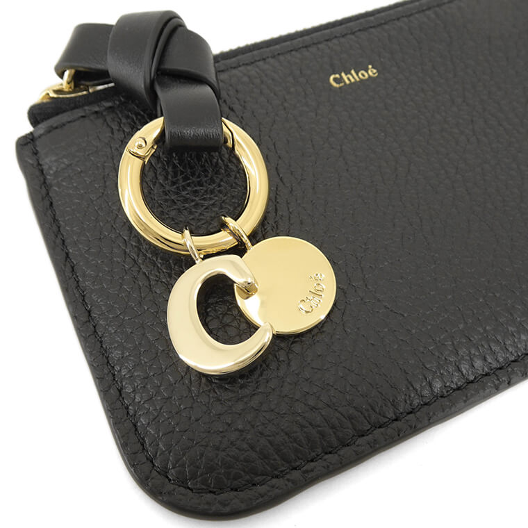 クロエ カードケース クロエ Chloe レディース コインカードケース ブラック グレー