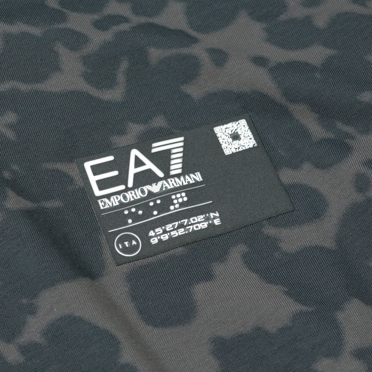 【SUMMER FINAL SALE】 EMPORIO ARMANI EA7 VISIBILITY Line メンズ パーカー 7M000245 AF12874 FANCY DARK GREY グレー系 F8033