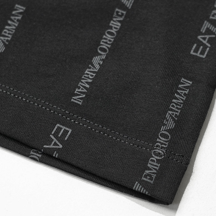 EMPORIO ARMANI EA7 メンズ Tシャツ GRAPHIC SERIES 7M001391 AF12874 BLACK SMOKED PEARL FANCY ブラック FC039