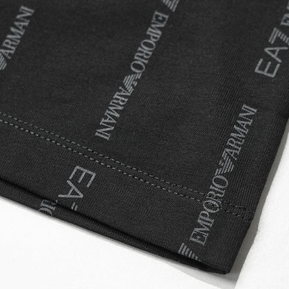 EMPORIO ARMANI EA7 メンズ Tシャツ GRAPHIC SERIES 7M001391 AF12874 BLACK SMOKED PEARL FANCY ブラック FC039