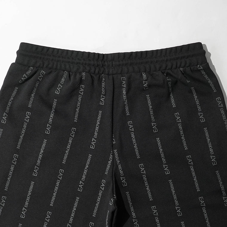 【2026SS SUMMER SALE】 EMPORIO ARMANI EA7 メンズ スウェットパンツ GRAPHIC SERIES 7M001394 AF12660 BLACK SMOKED PEARL FANCY ブラック FC039