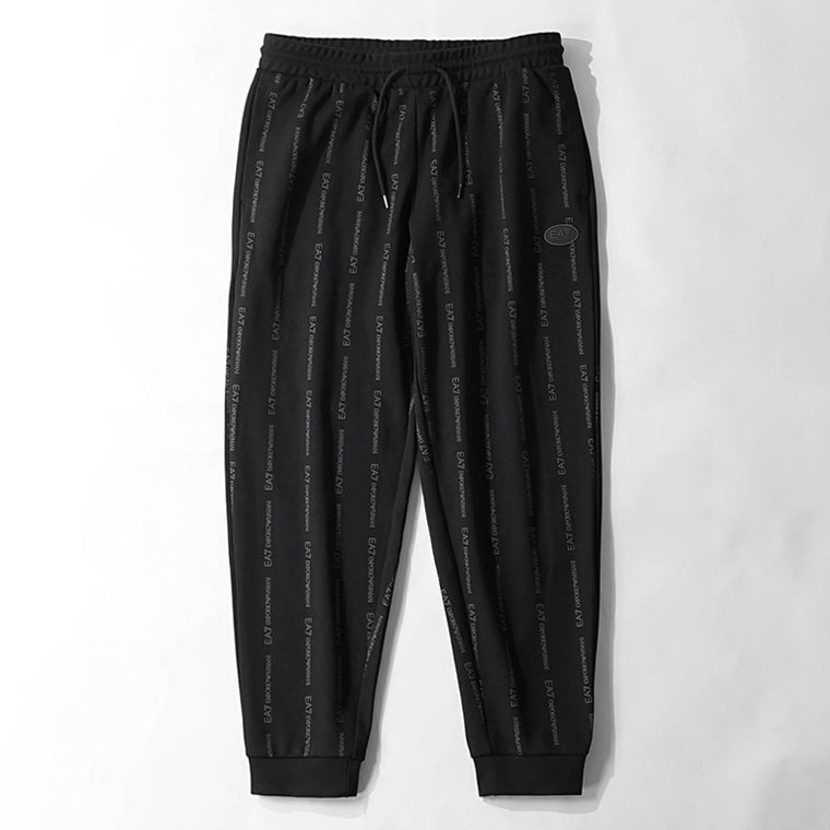 【2026SS SUMMER SALE】 EMPORIO ARMANI EA7 メンズ スウェットパンツ GRAPHIC SERIES 7M001394 AF12660 BLACK SMOKED PEARL FANCY ブラック FC039