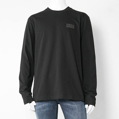 EMPORIO ARMANI EA7 メンズ 長袖Tシャツ LOGO SERIES 7M001488 AF17789 BLACK ブラック UC001