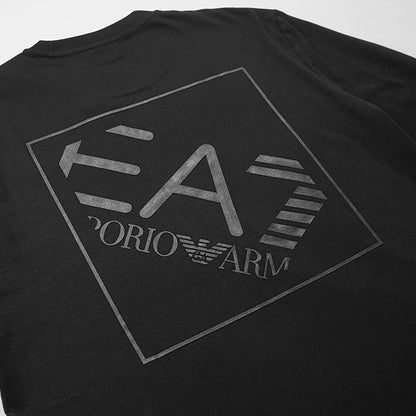 EMPORIO ARMANI EA7 メンズ 長袖Tシャツ LOGO SERIES 7M001488 AF17789 BLACK ブラック UC001