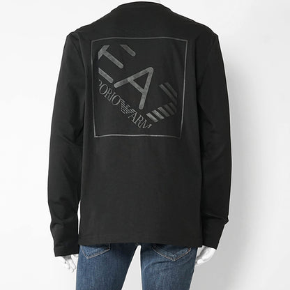 EMPORIO ARMANI EA7 メンズ 長袖Tシャツ LOGO SERIES 7M001488 AF17789 BLACK ブラック UC001