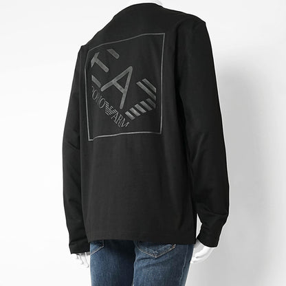 EMPORIO ARMANI EA7 メンズ 長袖Tシャツ LOGO SERIES 7M001488 AF17789 BLACK ブラック UC001
