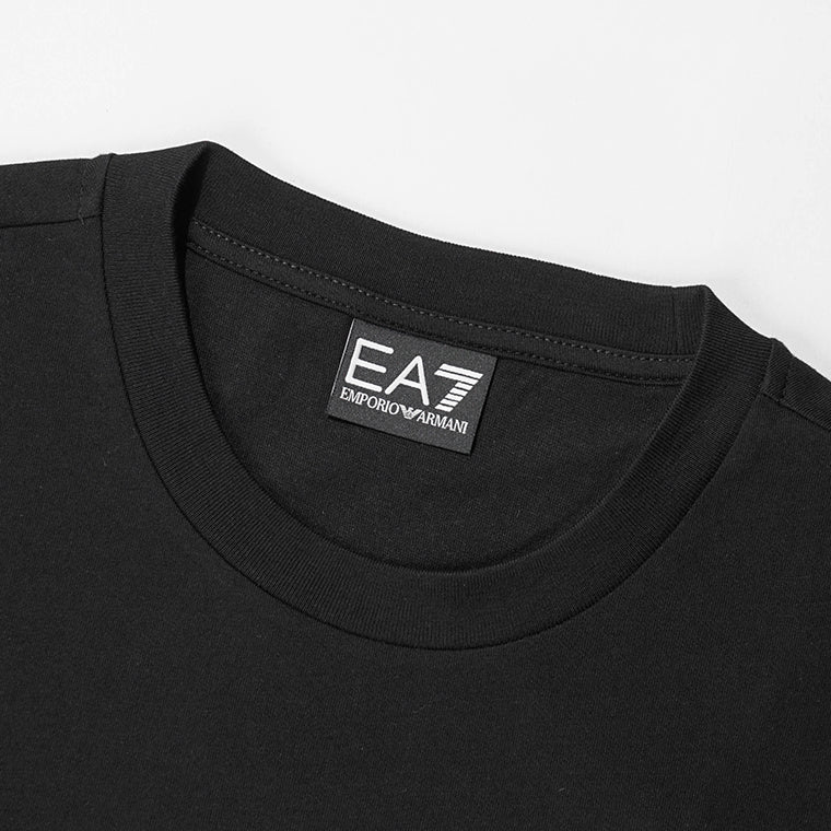 EMPORIO ARMANI EA7 メンズ 長袖Tシャツ LOGO SERIES 7M001488 AF17789 BLACK ブラック UC001