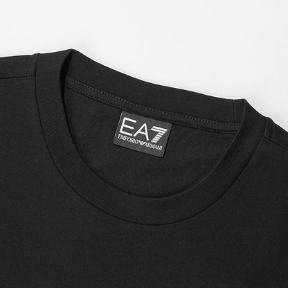 EMPORIO ARMANI EA7 メンズ 長袖Tシャツ LOGO SERIES 7M001488 AF17789 BLACK ブラック UC001
