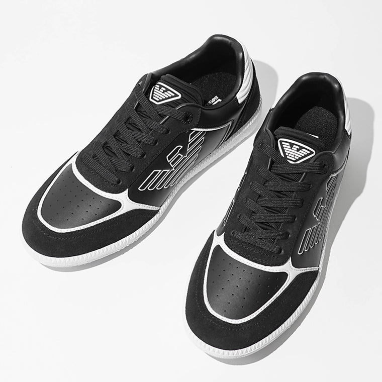 EMPORIO ARMANI EA7 メンズ スニーカー 7X000405 AF19826 2カラー