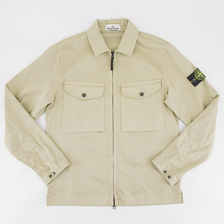 ストーンアイランド　 シャツジャケット　ブルゾン　アウター ストーンアイランド STONE ISLAND メンズ シャツブルゾン サンド