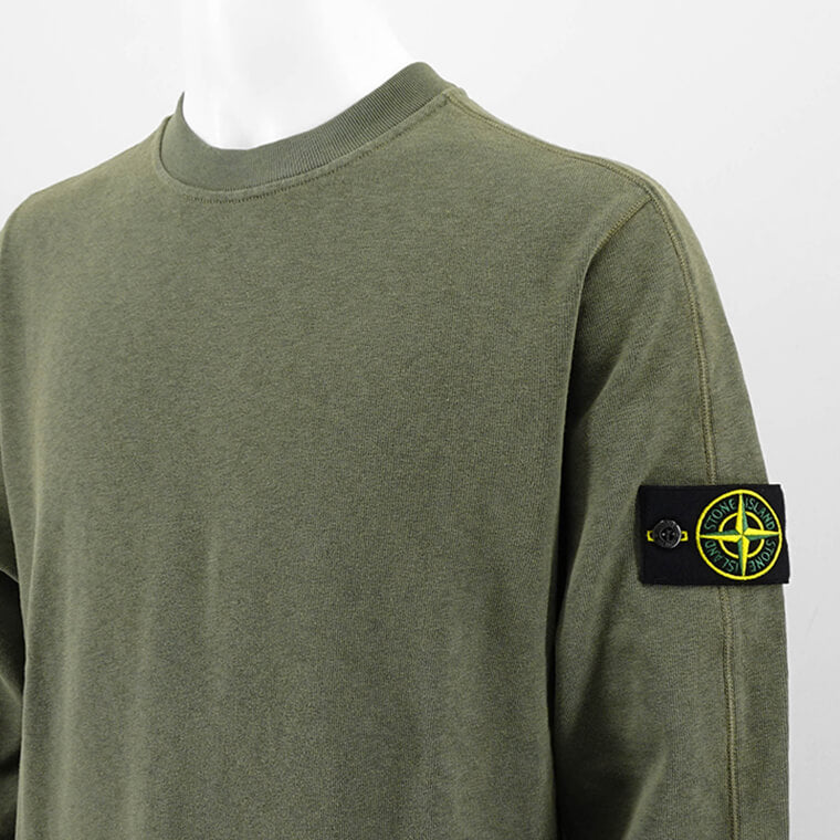 ストーンアイランド STONE ISLAND メンズ スウェットシャツ グリーン