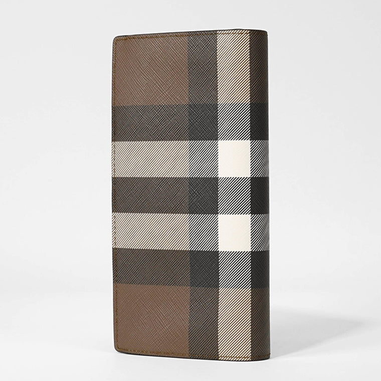 バーバリー BURBERRY London England メンズ 2つ折り長財布 ブラウン