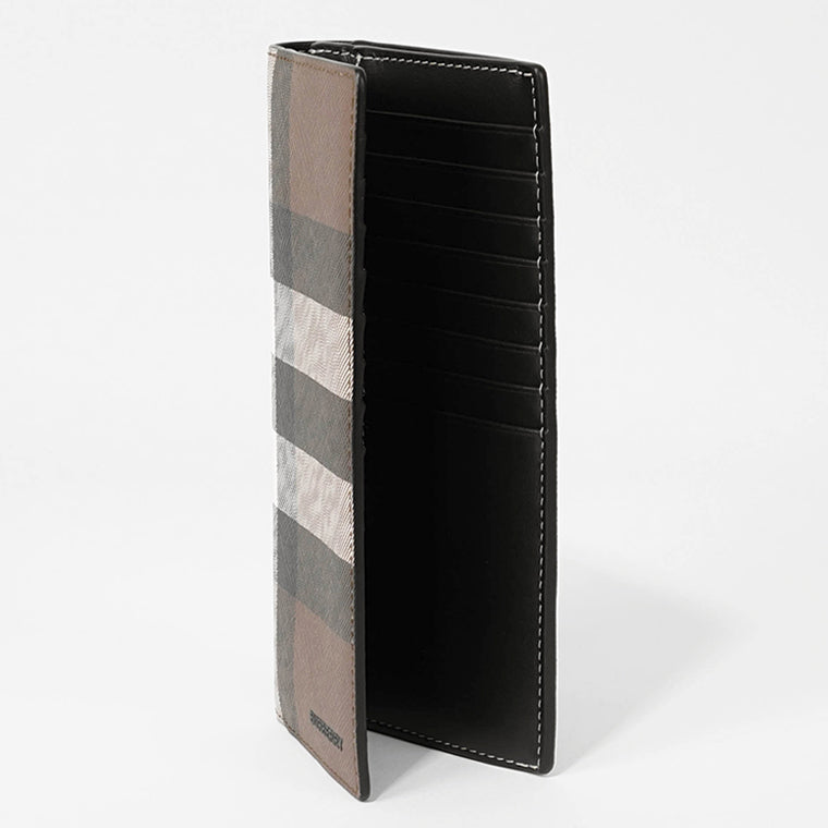 バーバリー BURBERRY London England メンズ 2つ折り長財布 ブラウン