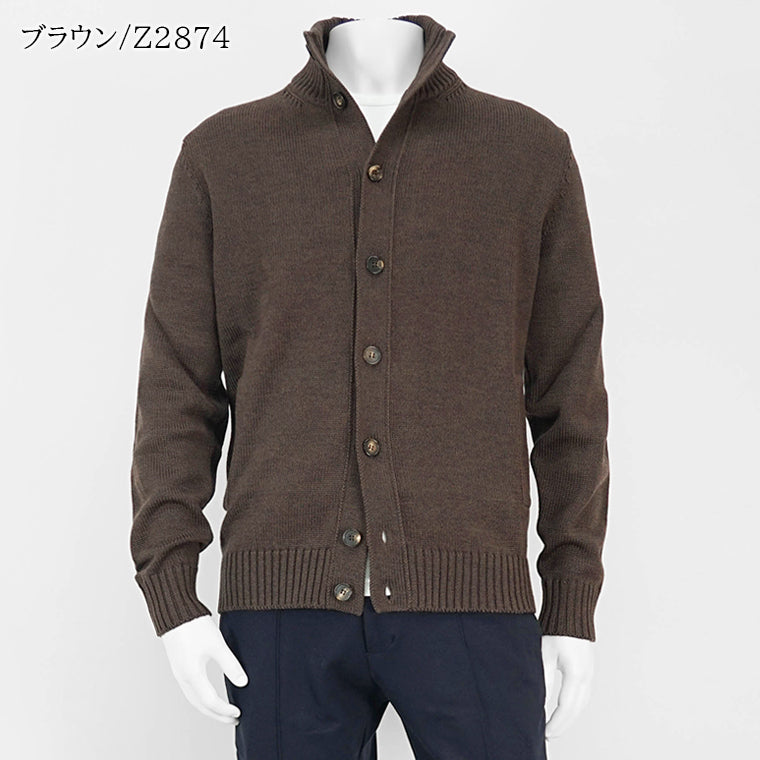 ザノーネ ZANONE メンズ ニットブルゾン ネイビー ブラック グレー