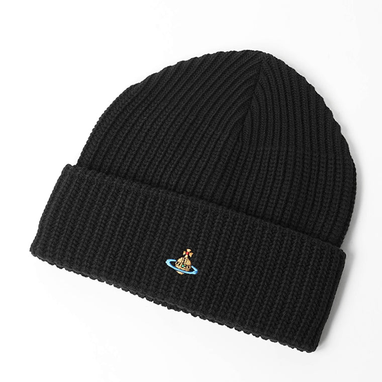 Vivienne Westwood レディース メンズ ニットキャップ SPORTY BEANIE 8102000A K0065 BLACK ブラック N401
