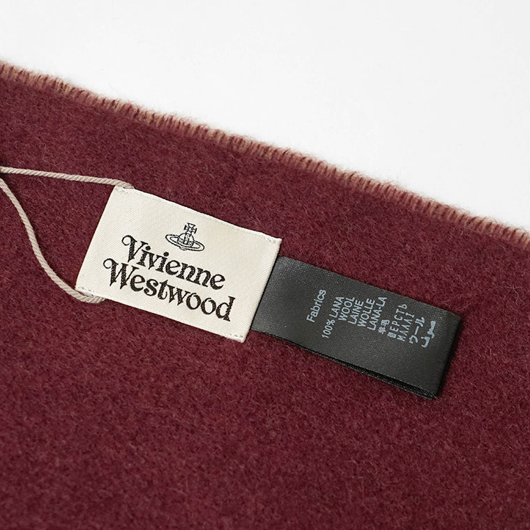 Vivienne Westwood レディース メンズ Wフェイス マフラー SINGLE ORB DOUBLE 81030006 W00ZH 3カラー