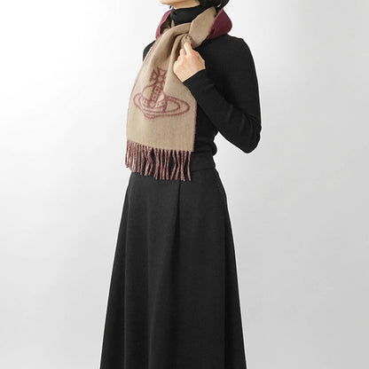 Vivienne Westwood レディース メンズ Wフェイス マフラー SINGLE ORB DOUBLE 81030006 W00ZH 3カラー