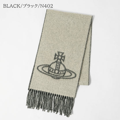 Vivienne Westwood メンズ レディース Wフェイス マフラー SINGLE ORB DOUBLE 81030006 W00ZH 3カラー