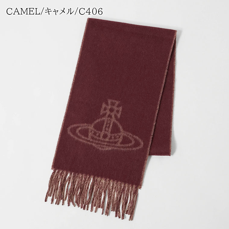 Vivienne Westwood メンズ レディース Wフェイス マフラー SINGLE ORB DOUBLE 81030006 W00ZH 3カラー