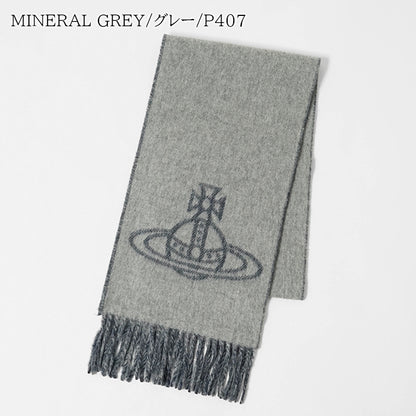 Vivienne Westwood メンズ レディース Wフェイス マフラー SINGLE ORB DOUBLE 81030006 W00ZH 3カラー