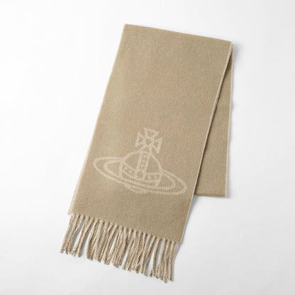 Vivienne Westwood レディース Wフェイス マフラー DOUBLE FACE SCARF 81030006 W01MK CAMEL キャメル C405
