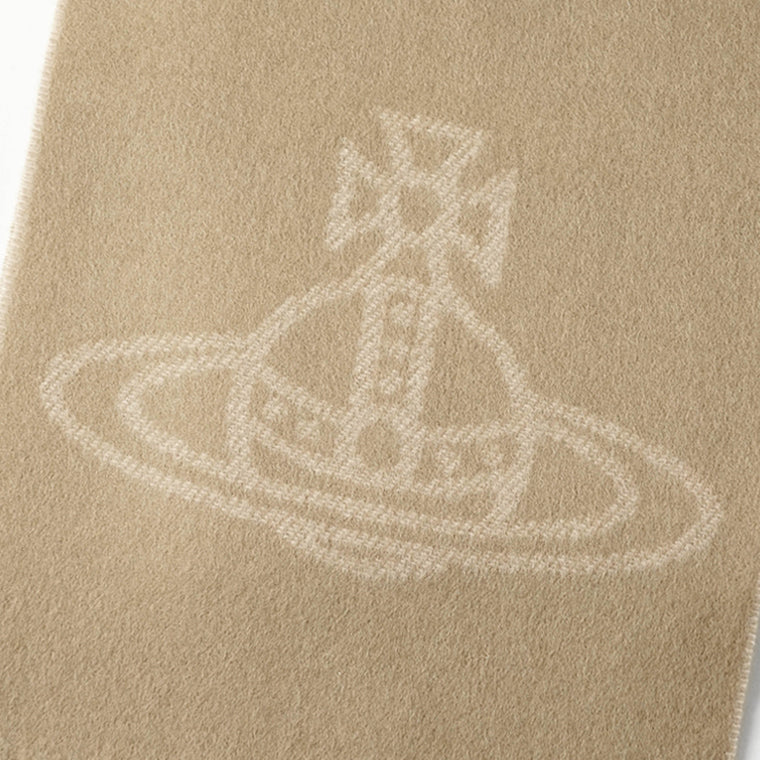 Vivienne Westwood レディース Wフェイス マフラー DOUBLE FACE SCARF 81030006 W01MK CAMEL キャメル C405
