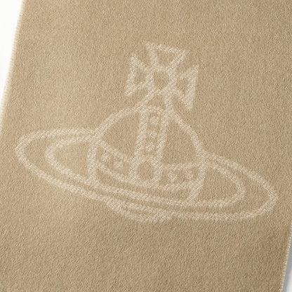 Vivienne Westwood レディース Wフェイス マフラー DOUBLE FACE SCARF 81030006 W01MK CAMEL キャメル C405