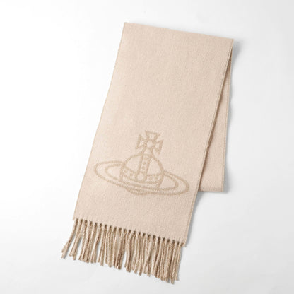 Vivienne Westwood レディース Wフェイス マフラー DOUBLE FACE SCARF 81030006 W01MK CAMEL キャメル C405