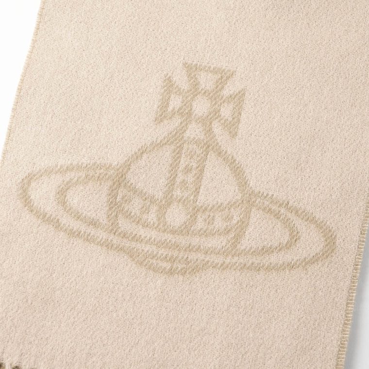 Vivienne Westwood レディース Wフェイス マフラー DOUBLE FACE SCARF 81030006 W01MK CAMEL キャメル C405