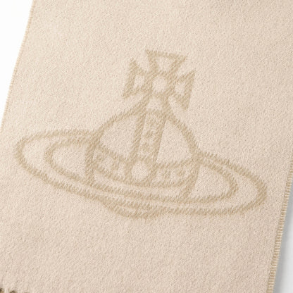 Vivienne Westwood レディース Wフェイス マフラー DOUBLE FACE SCARF 81030006 W01MK CAMEL キャメル C405