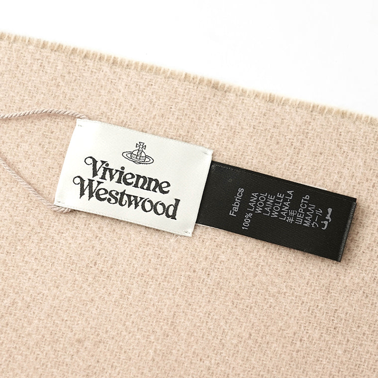 Vivienne Westwood レディース Wフェイス マフラー DOUBLE FACE SCARF 81030006 W01MK CAMEL キャメル C405