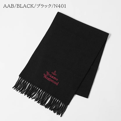 Vivienne Westwood メンズ レディース マフラー EMBROIDERED LOGO 81030007 W00Q7 AAB AAC 4カラー