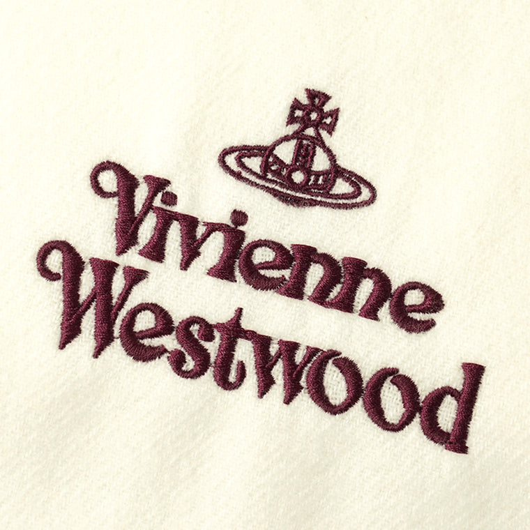 Vivienne Westwood レディース メンズ マフラー EMBROIDERED LOGO 81030007 W00Q7 AAB AAC 4カラー