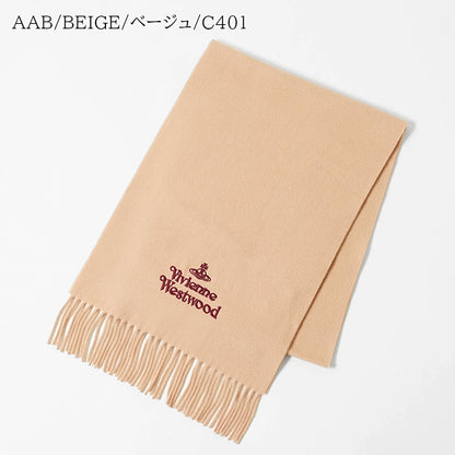 Vivienne Westwood メンズ レディース マフラー EMBROIDERED LOGO 81030007 W00Q7 AAB AAC 4カラー