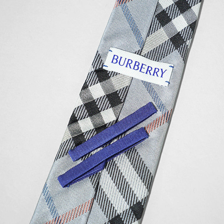 BURBERRY London England メンズ ネクタイ 8103719 GLACIER IP CHECK C1840