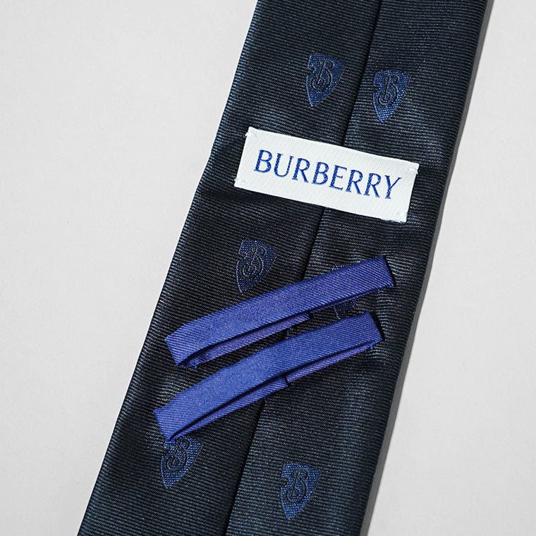 バーバリー BURBERRY London England メンズ ネクタイ ネイビー