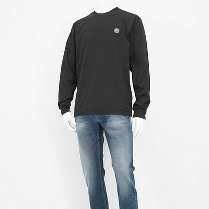 STONE ISLAND メンズ 長袖Tシャツ 811522713 ブラック A0029